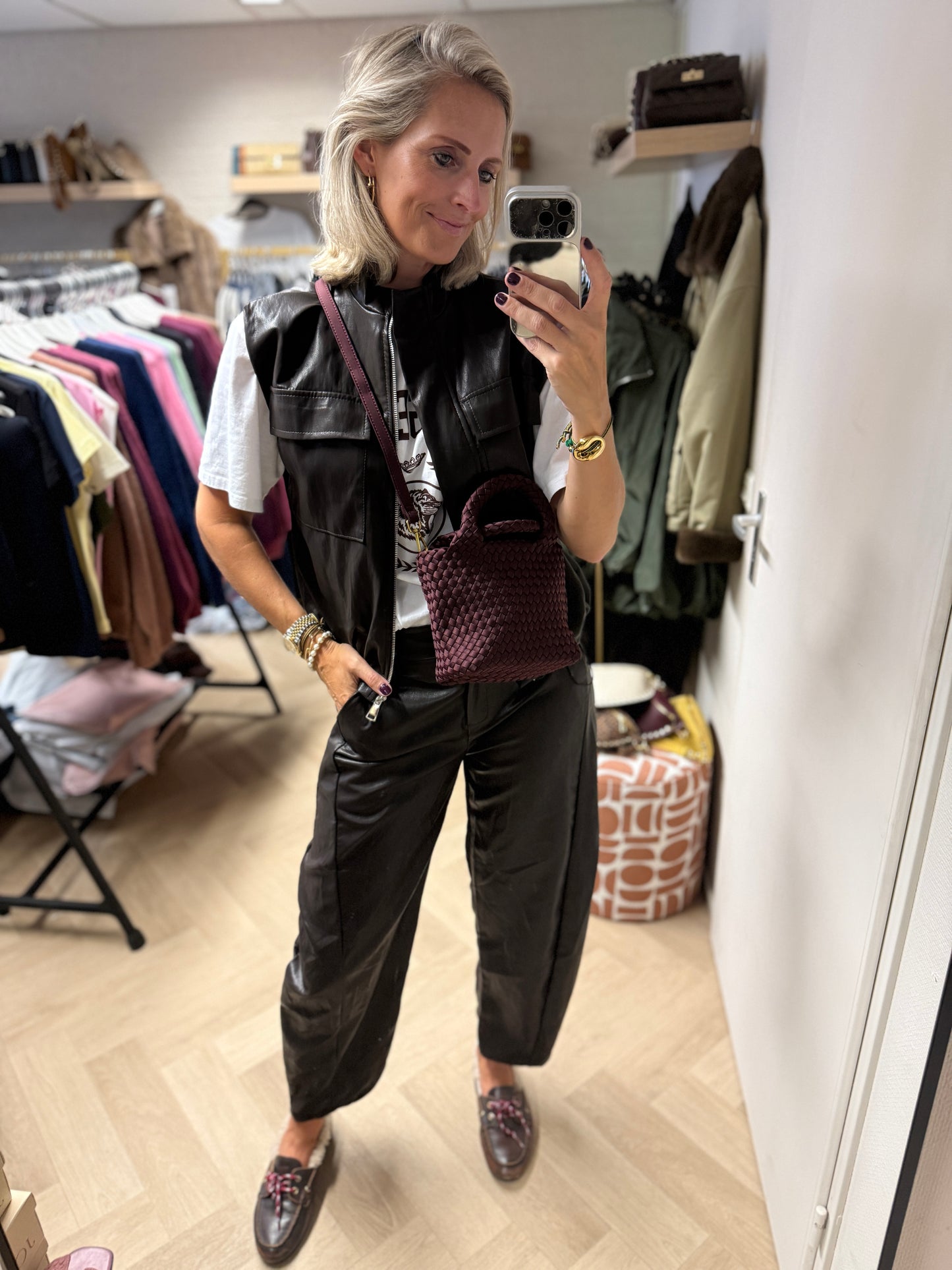 Gilet Haily PU Bruin