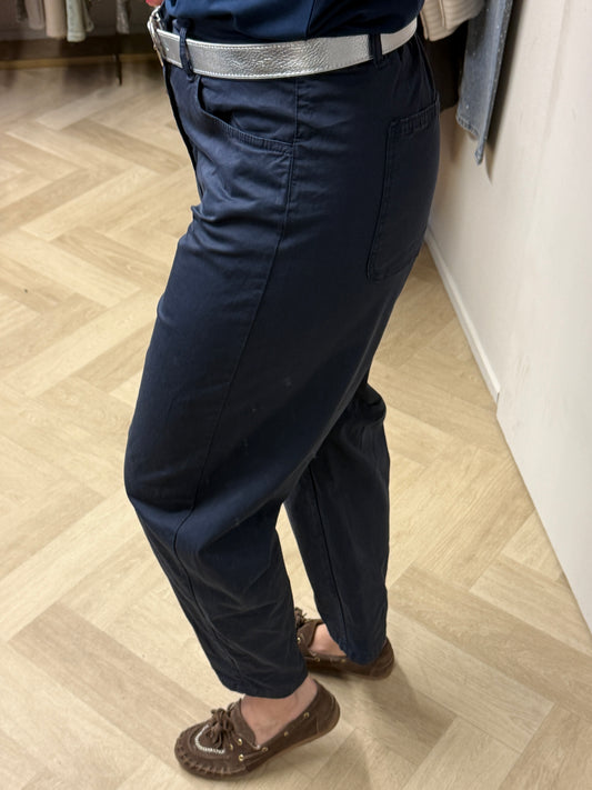 Broek Haily Katoen Donkerblauw