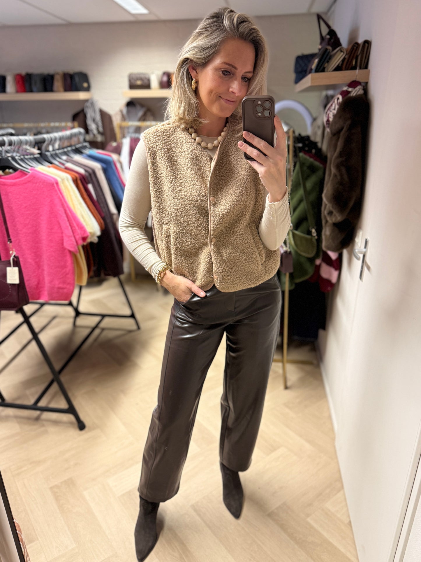 Gilet American Teddy Camel