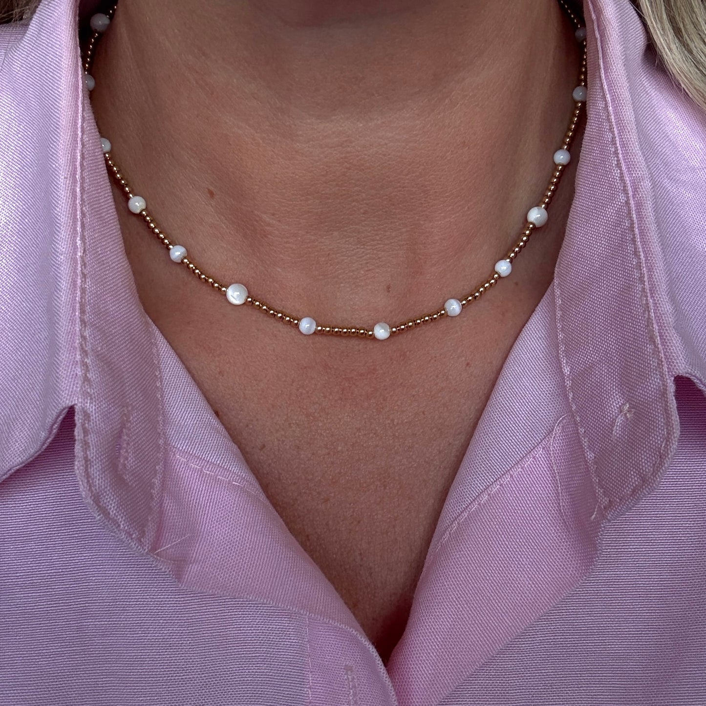 Ketting Isabel Wit Goud