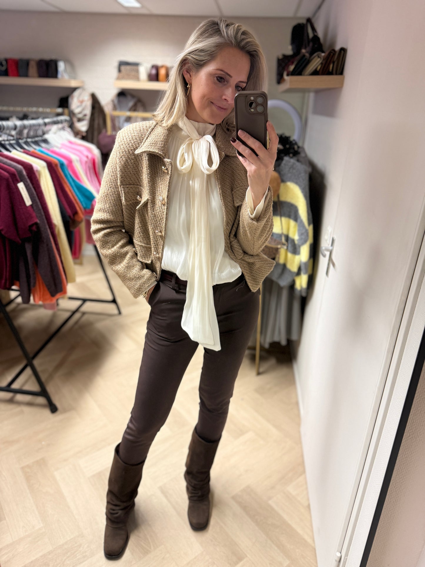 Blouse Florence Glans Offwhite