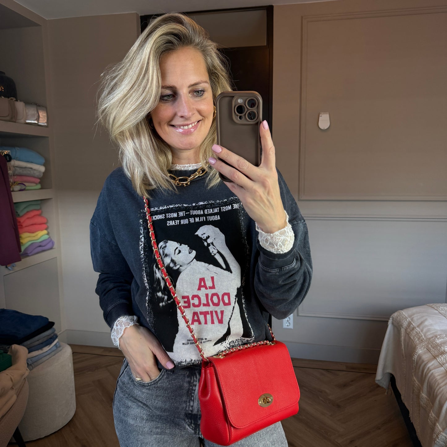 Sweater La Dolce Vita Grijs