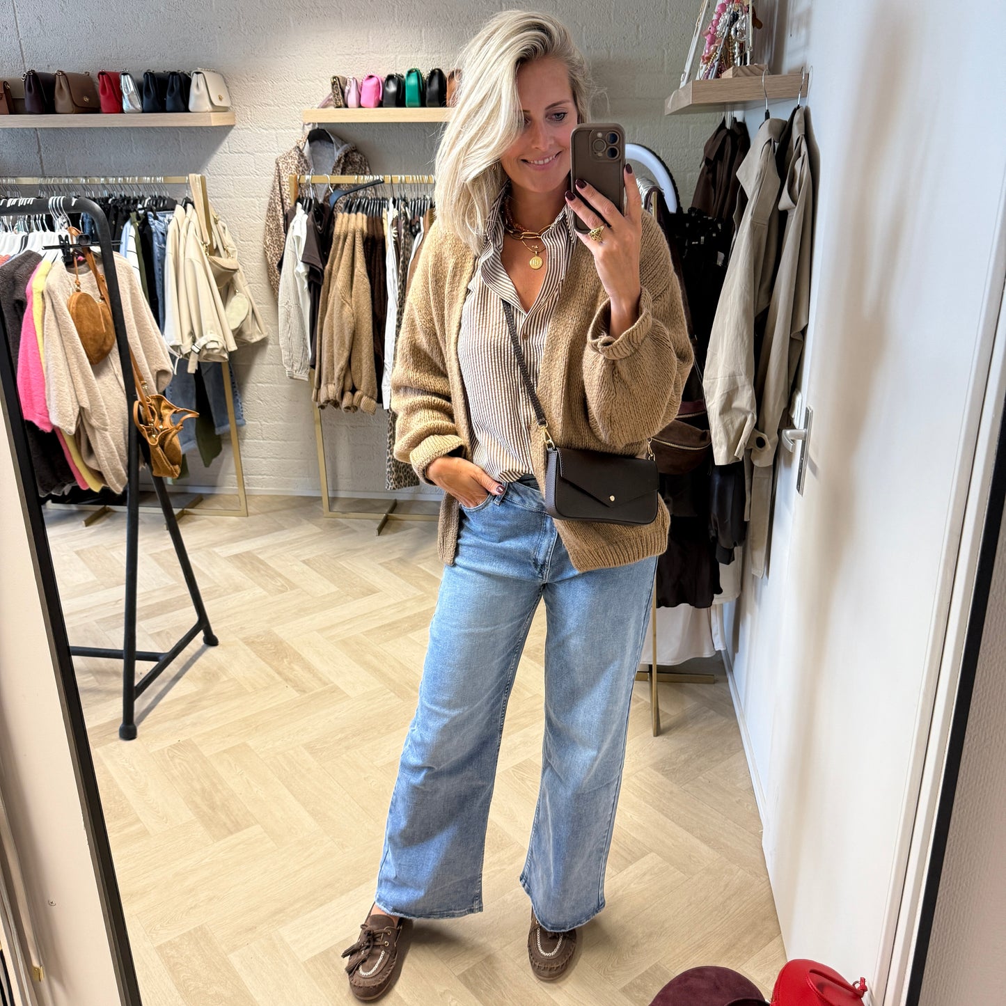 Blouse Sendra Streep Camel