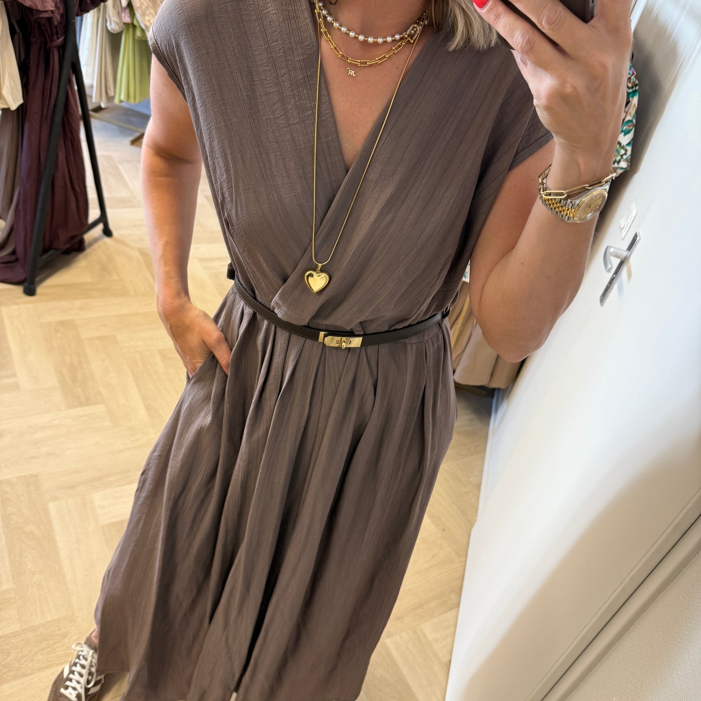 Jurk Mandy Taupe