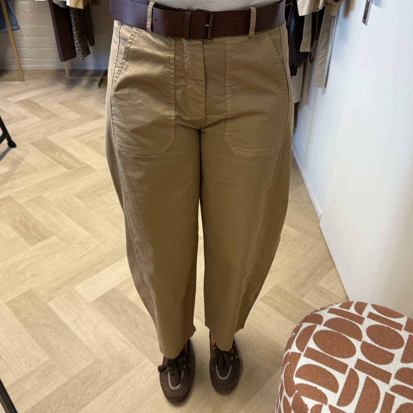 Barrel Pants Jane Camel