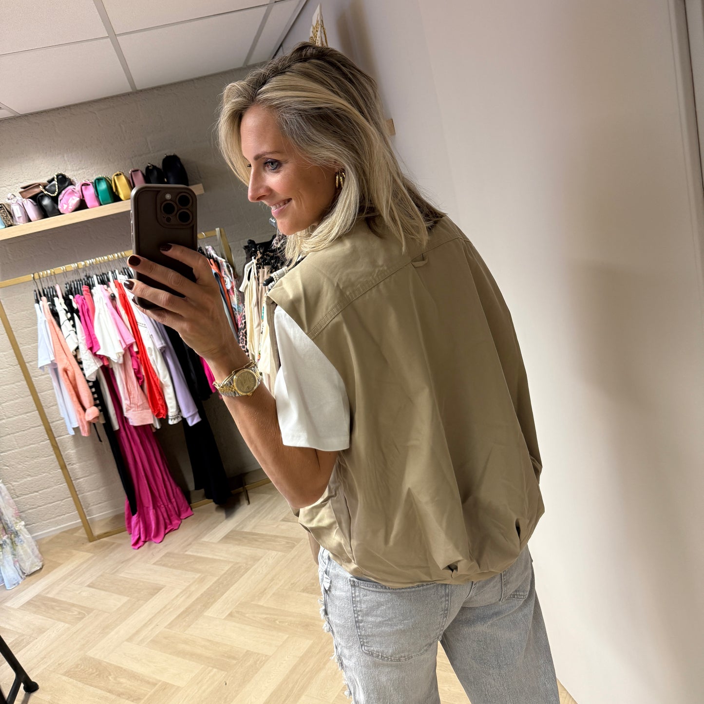 Gilet Anouk Pof Beige