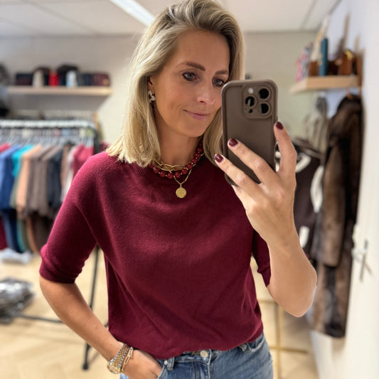 Trui Suzie Viscose Bordeaux