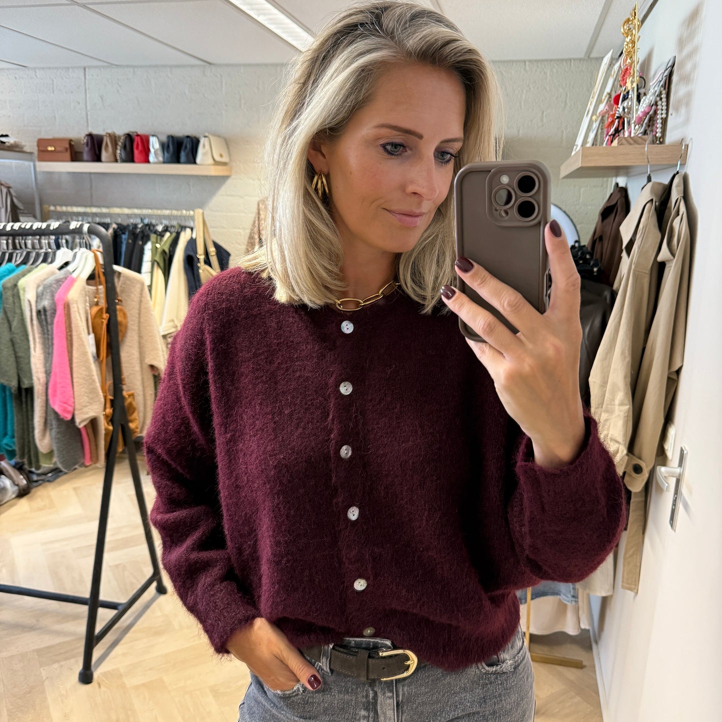 Vest Vito Burgundy