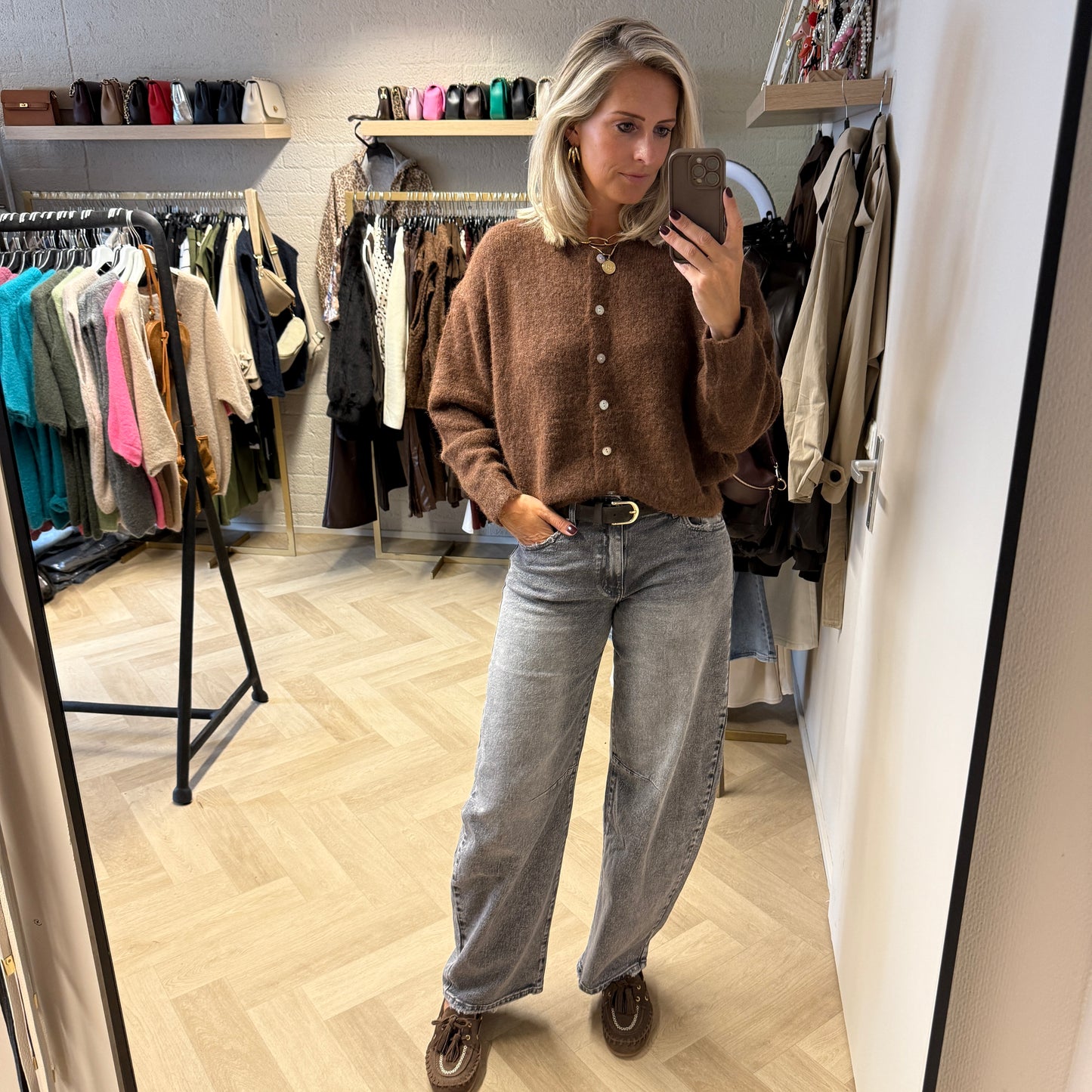 Vest Vito Chocoladebruin