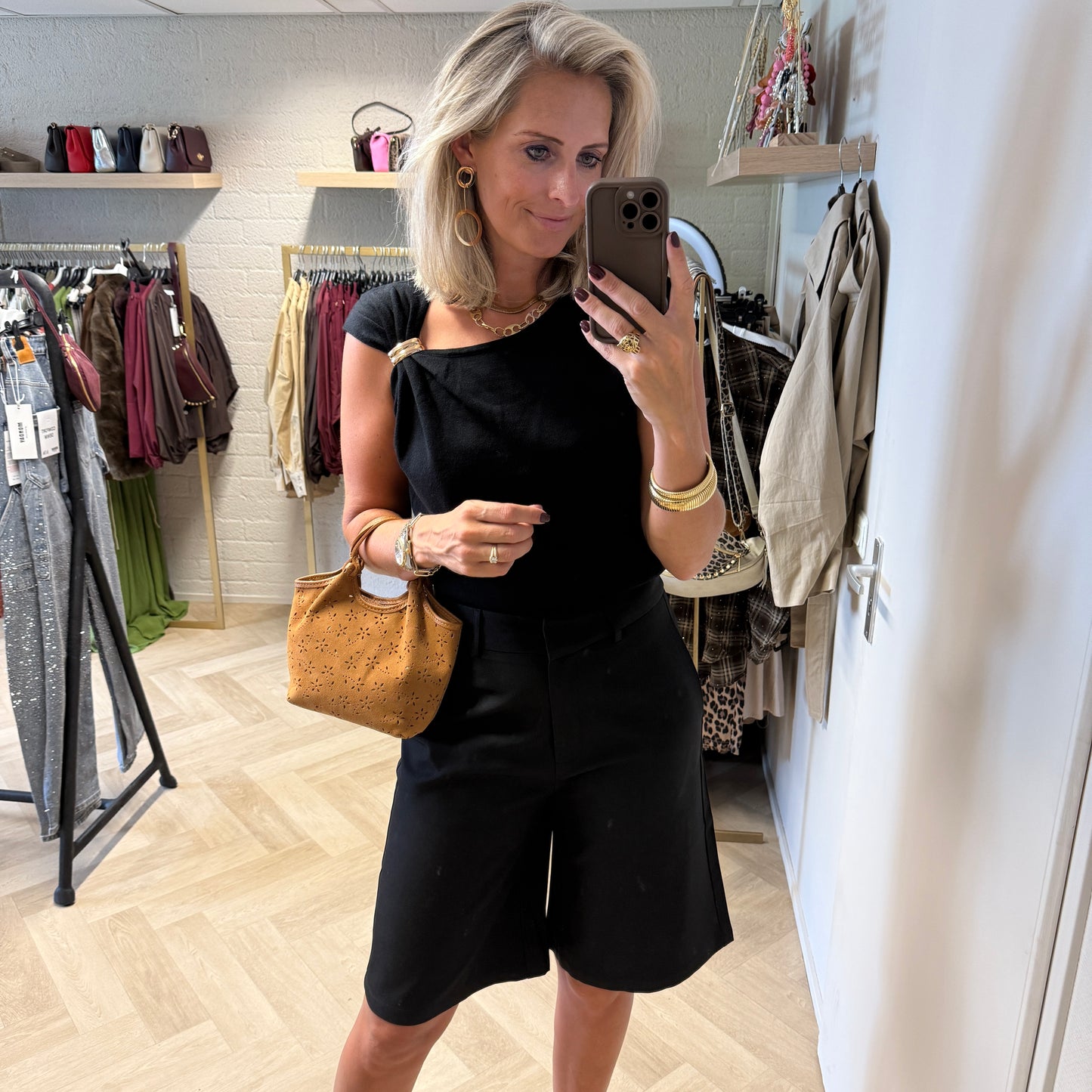 Bermuda Pantalon Cleo Zwart