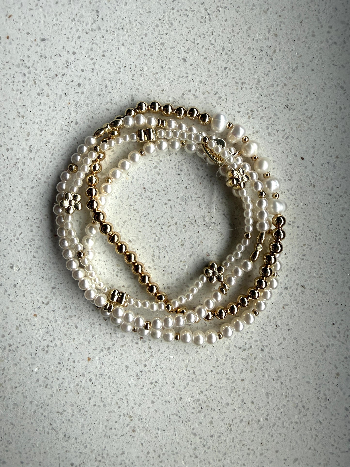 Armband Set Cannes Parels 4