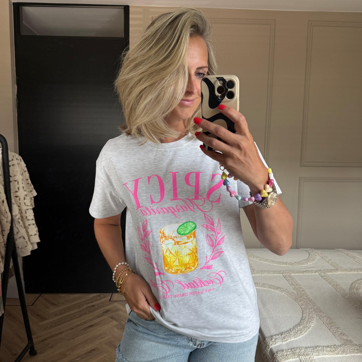 T-shirt Spicy Margarita Grijs