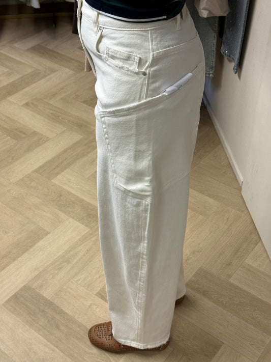 Jeans QH Side Pockets Wit