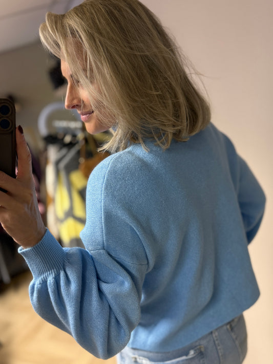 Trui Isa Viscose Blauw