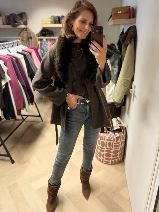 Vest Charlotte Bruin