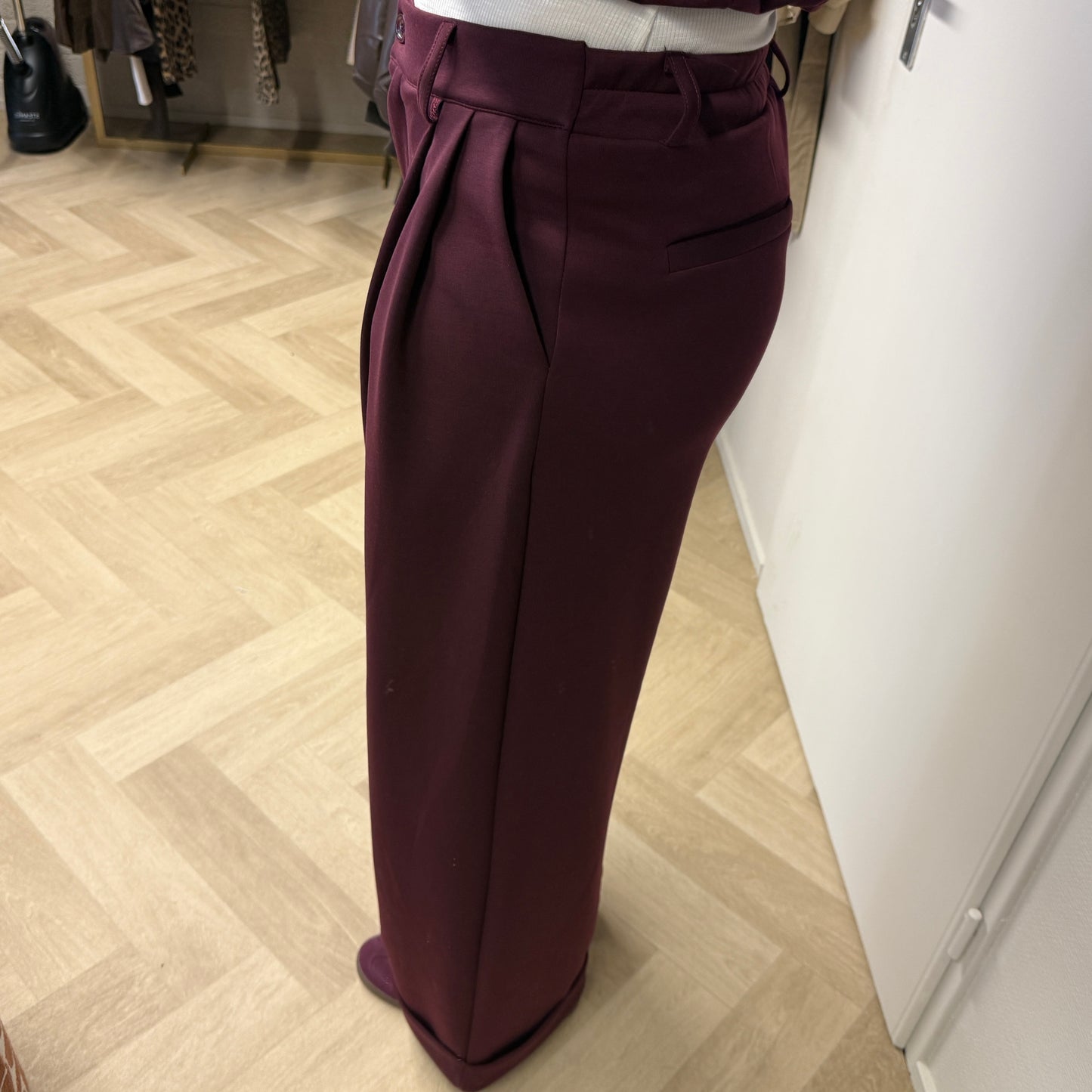Pantalon Stef Aubergine