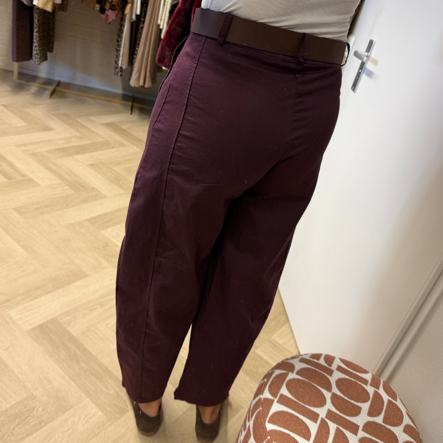 Barrel Pants Jane Aubergine
