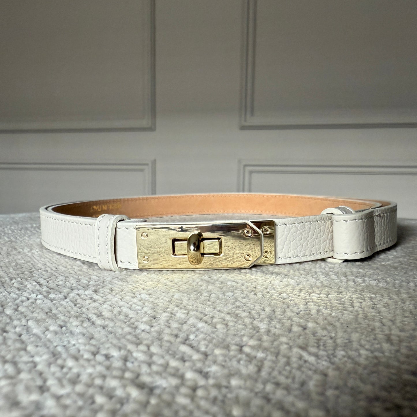 Ceintuur Garcia Offwhite Goud