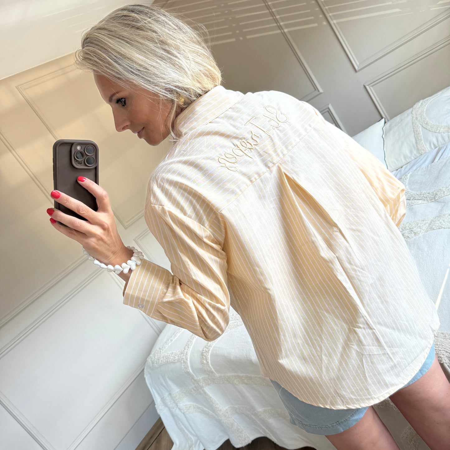 Blouse St Tropez Geel