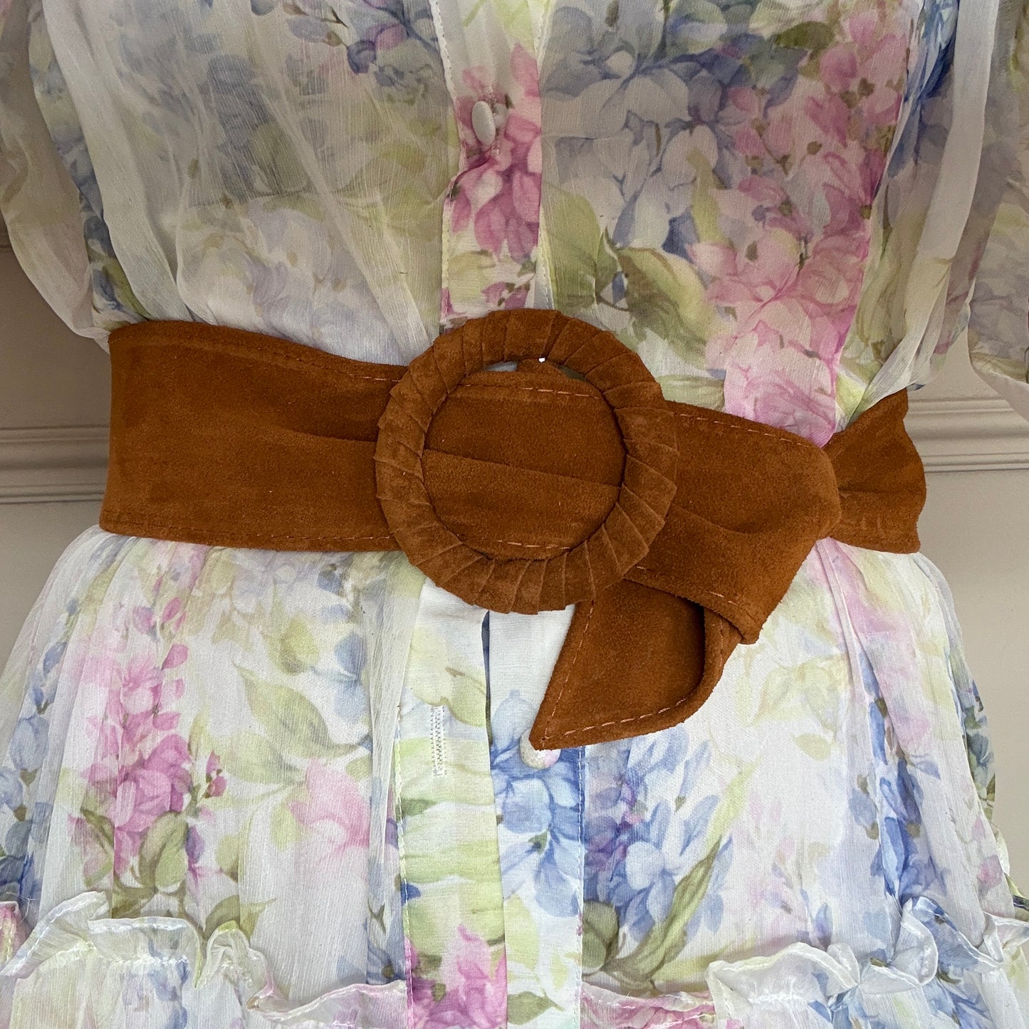 Riem Vera Suède Cognac