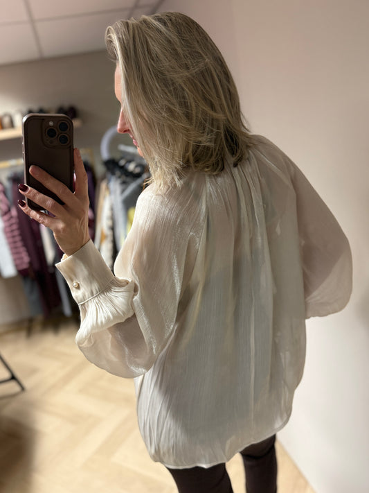 Blouse Florence Glans Beige