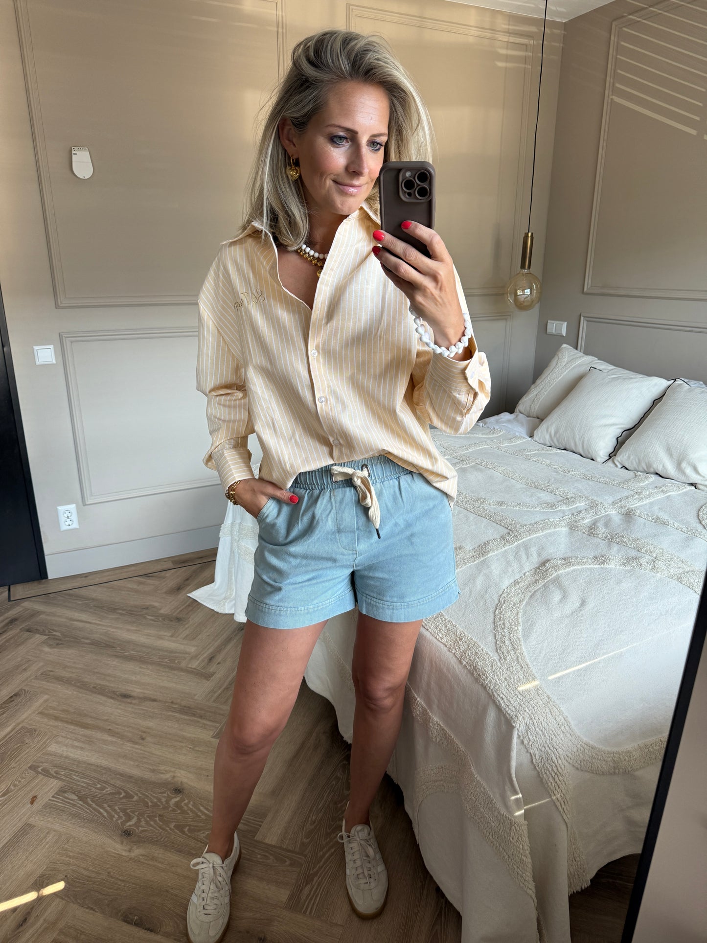 Blouse St Tropez Geel