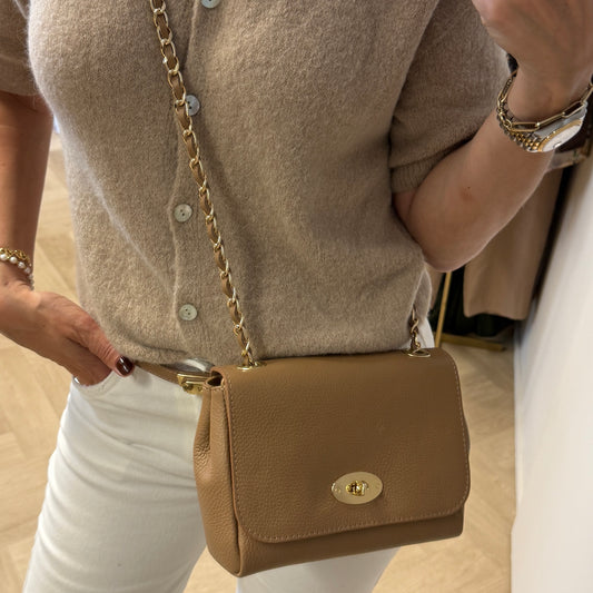 Tas Nina Leder Camel