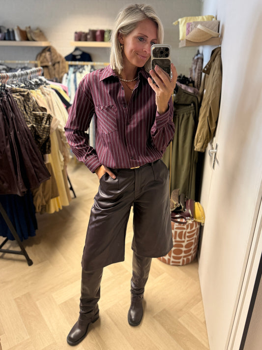 Blouse Eef Streep LM Bordeaux