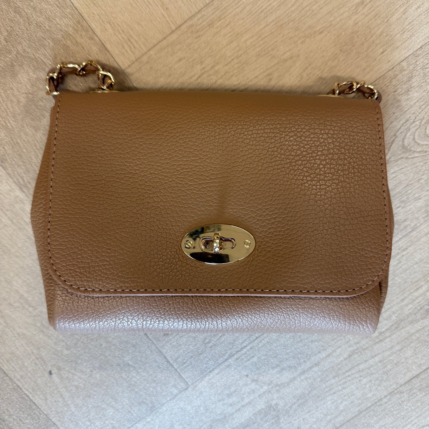 Tas Nina Leder Camel