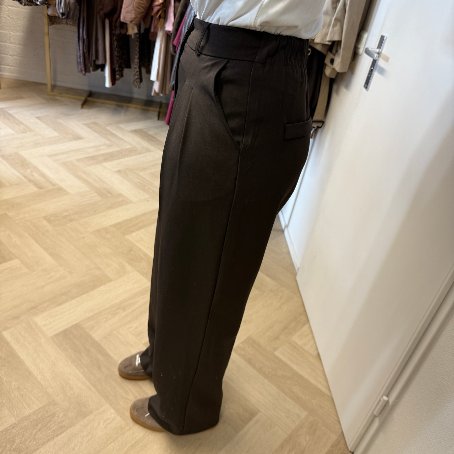 Pantalon Sharon Tall Donkerbruin