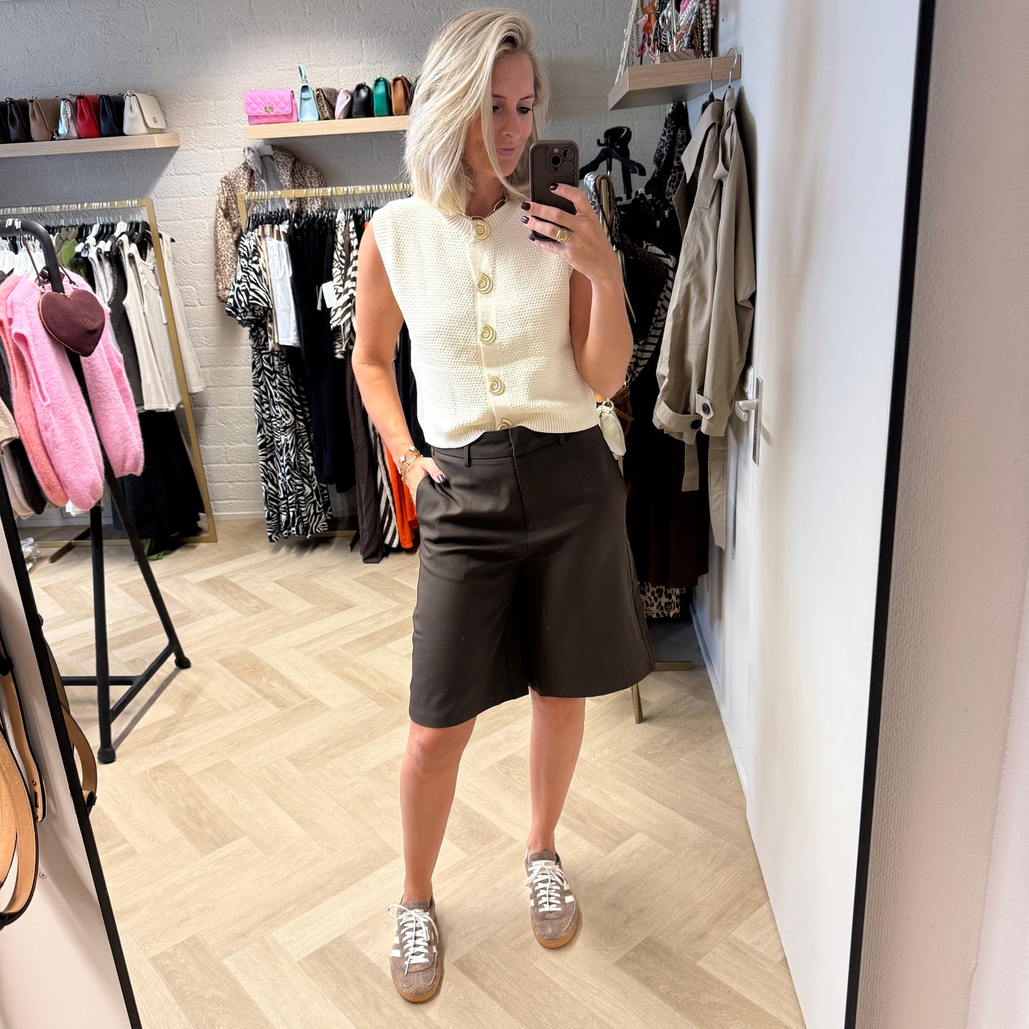 Bermuda Pantalon Cleo Choco