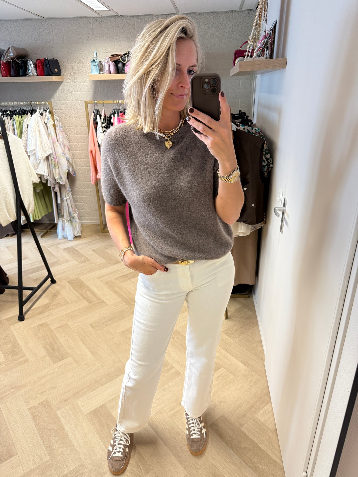 Trui Claudia Alpaca Taupe