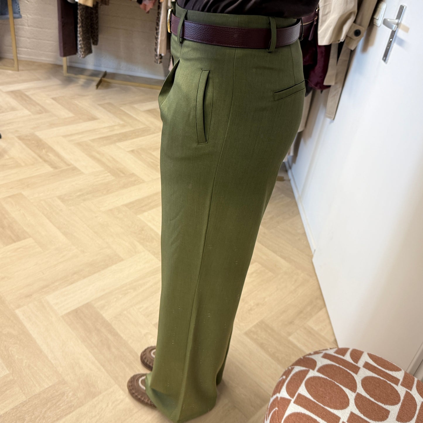 Pantalon Ellie Armygroen