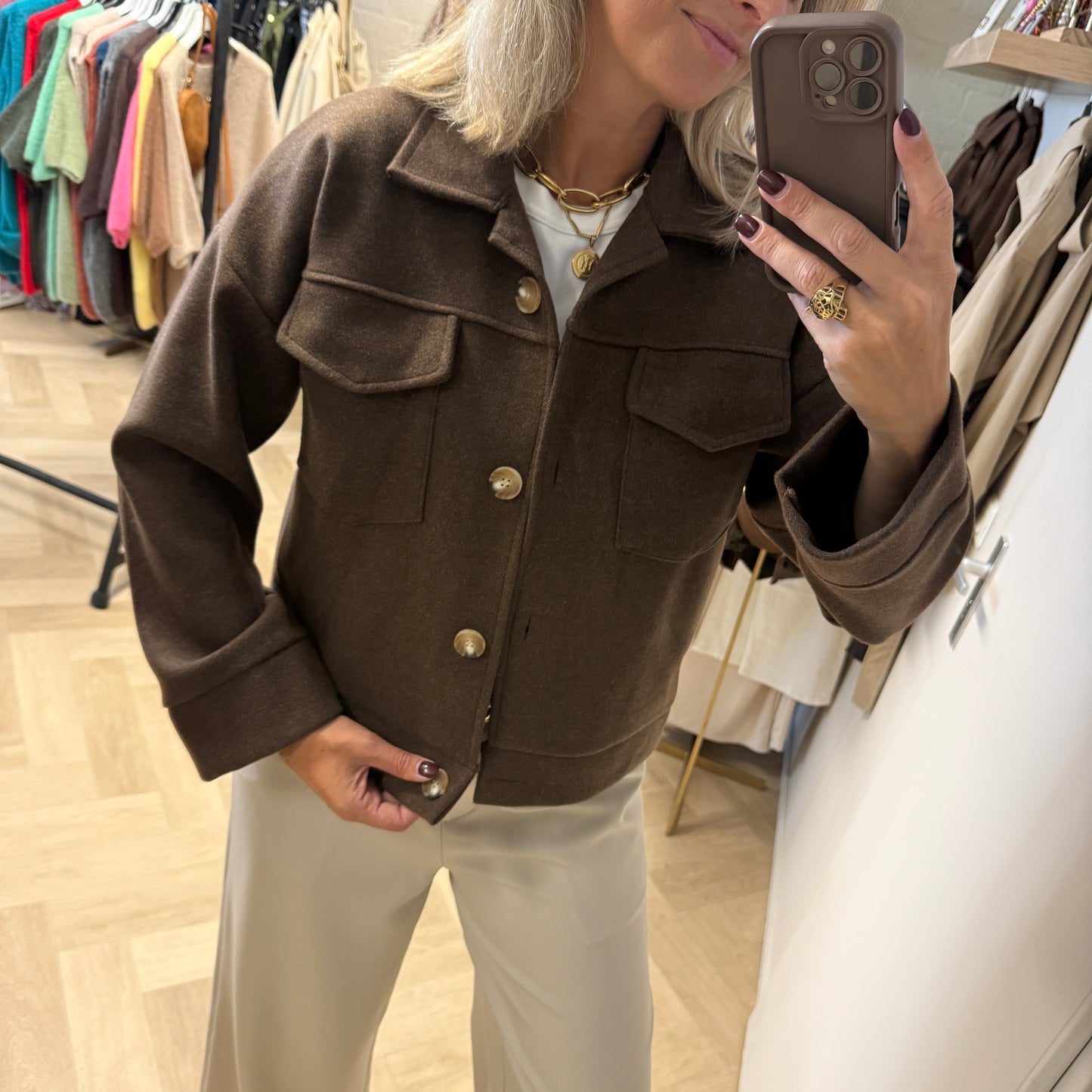 Jack/Vest Hannah Choco Bruin