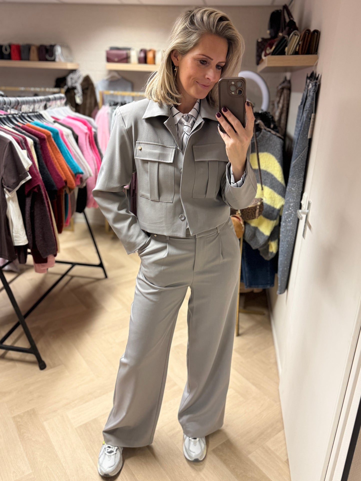 Blazer Farah Lichtgrijs