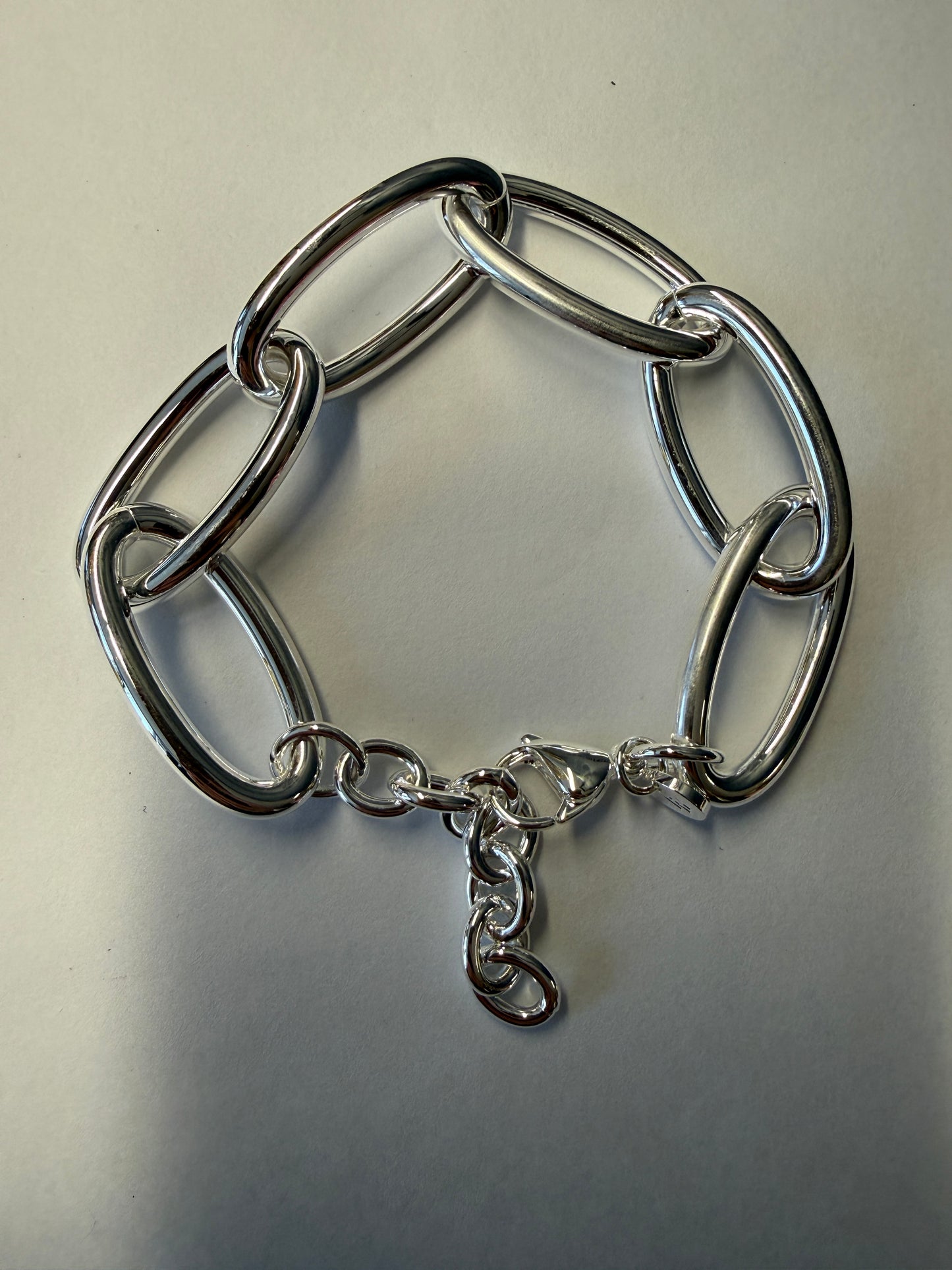 Armband Chain Big Zilver