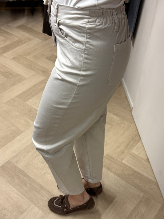 Broek Haily Katoen Beige