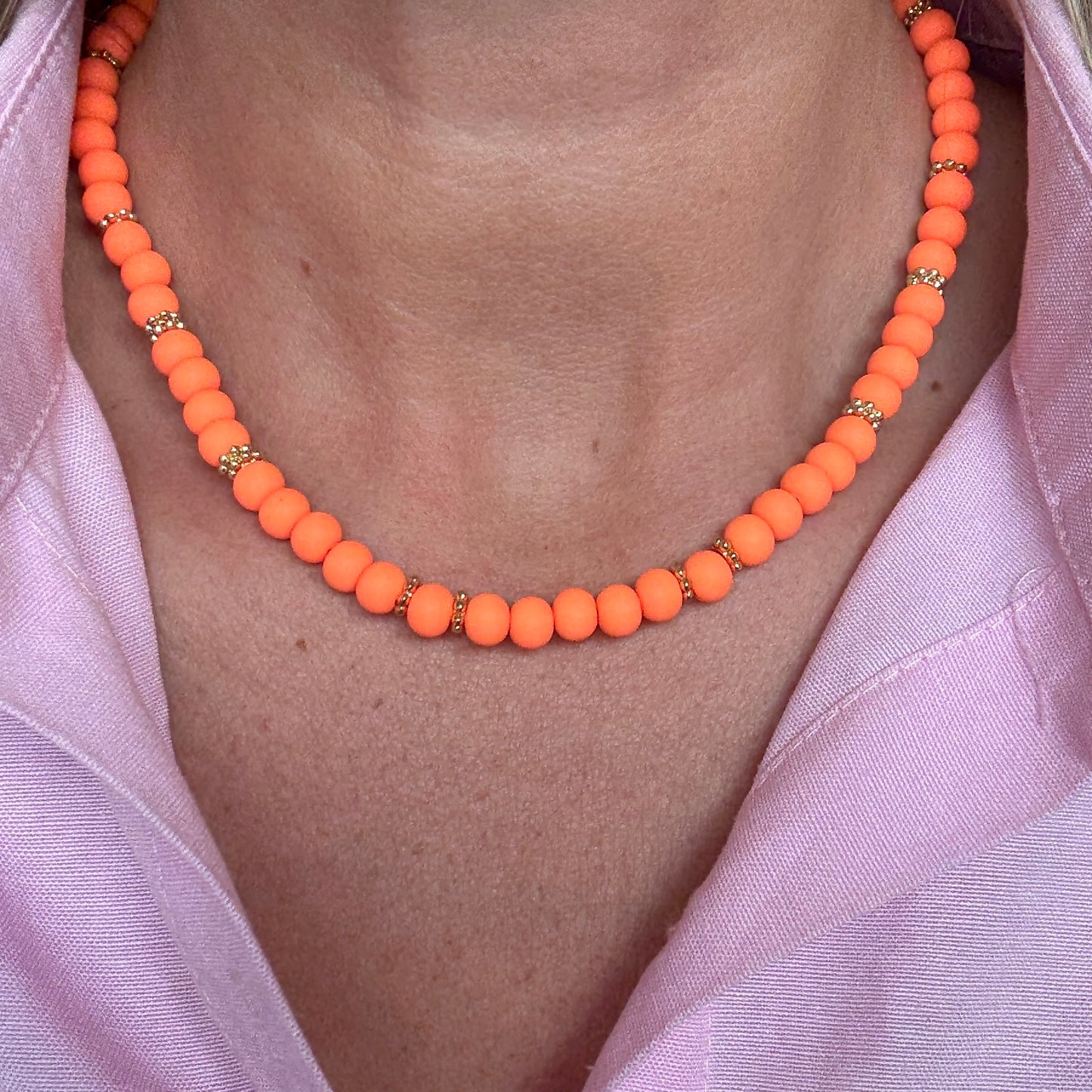 Ketting Moise Oranje Goud