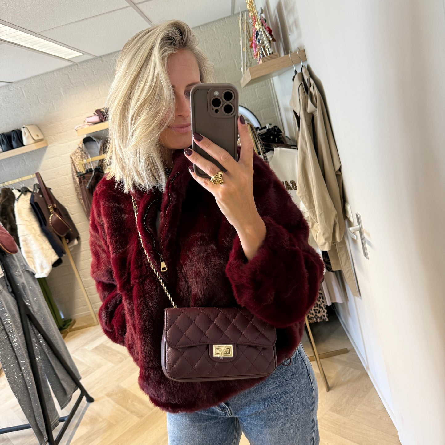 Tas Sophia Burgundy