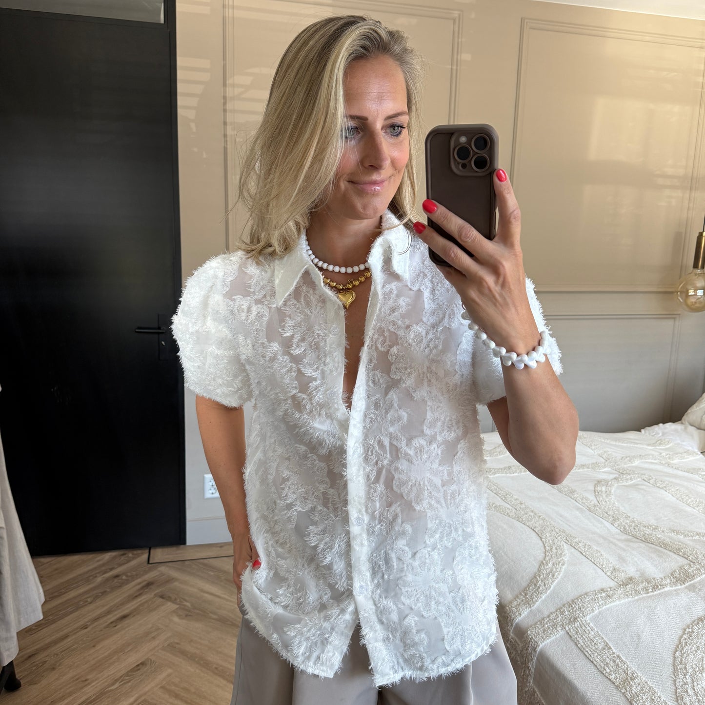 Blouse Fluffy Wit