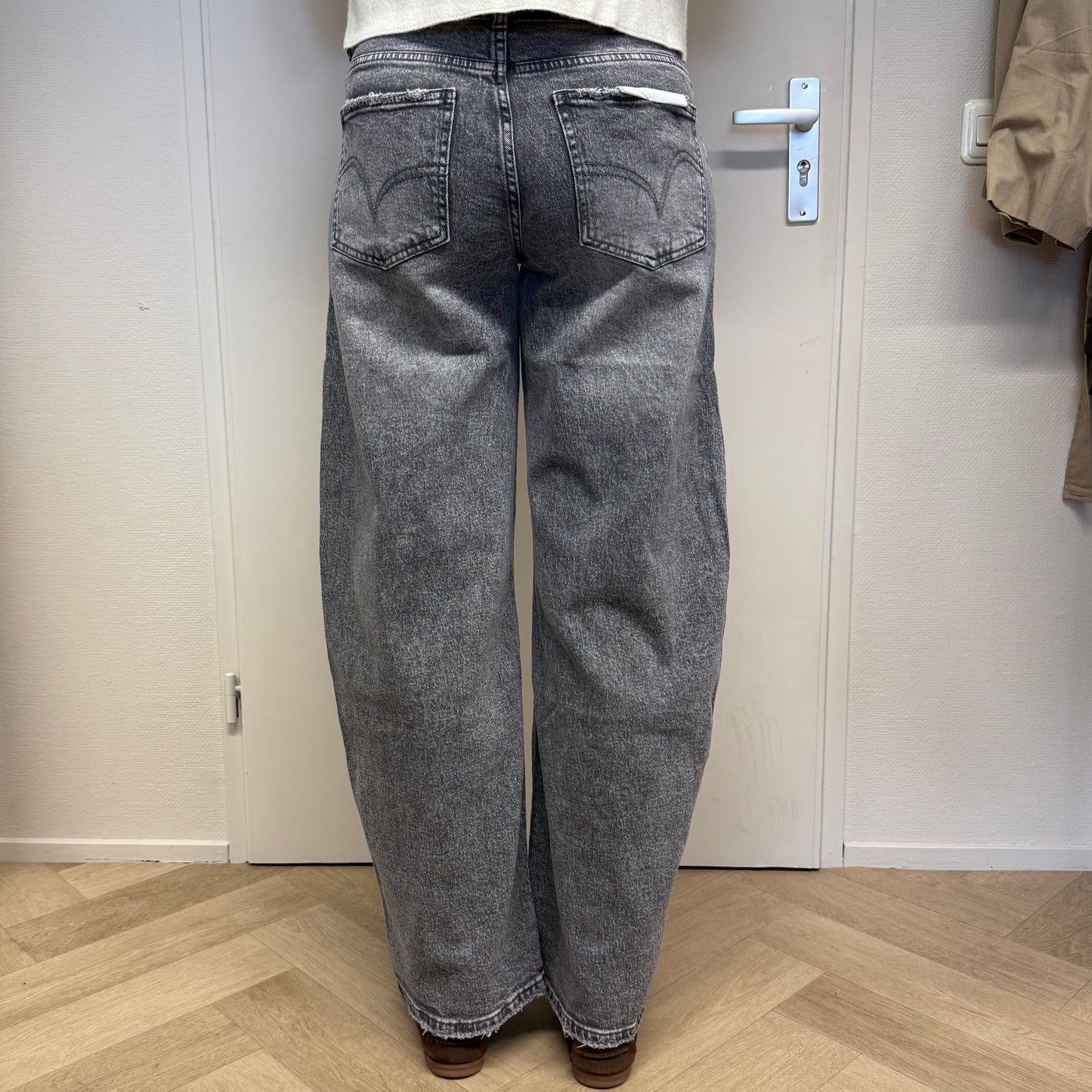 Jeans QH Barrel Fit Grijs