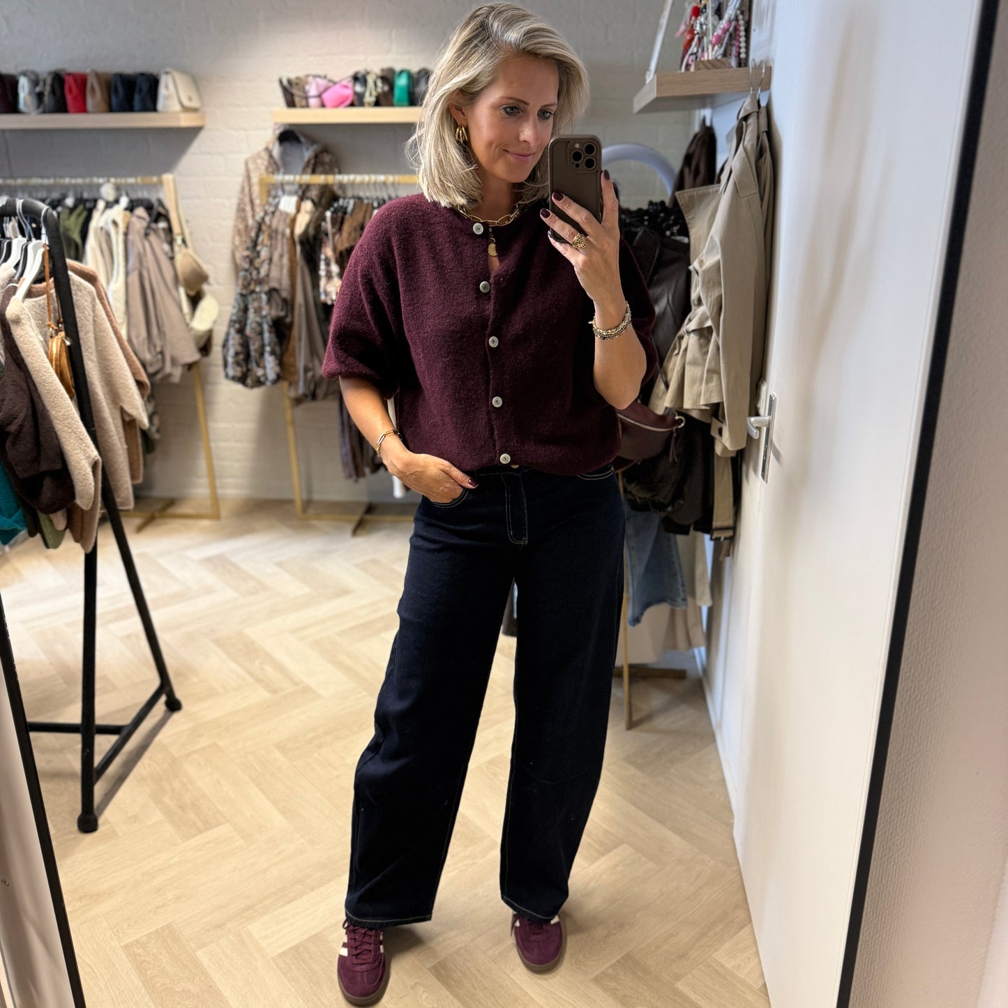 Jeans QH Barrel Fit Raw Denim