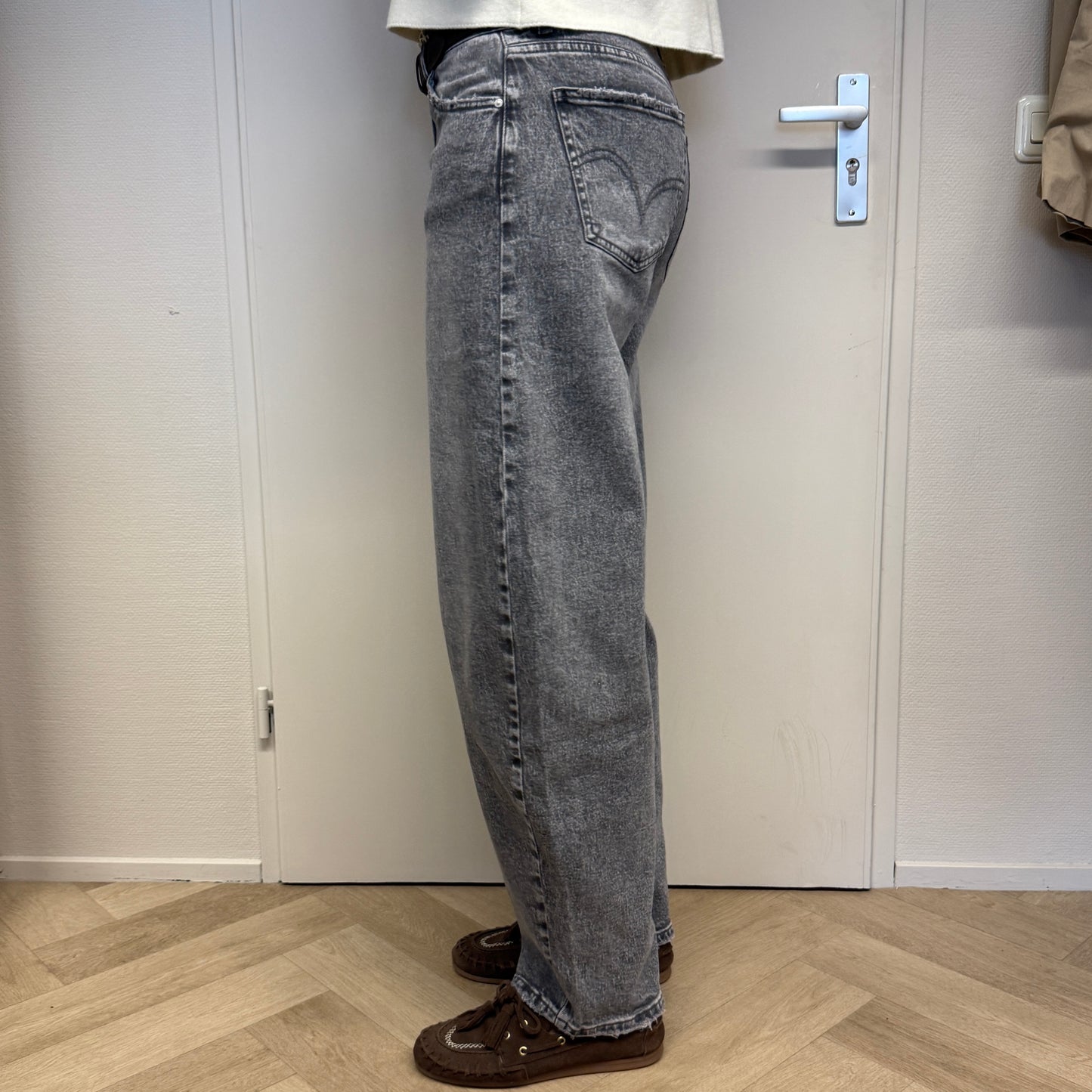Jeans QH Barrel Fit Grijs