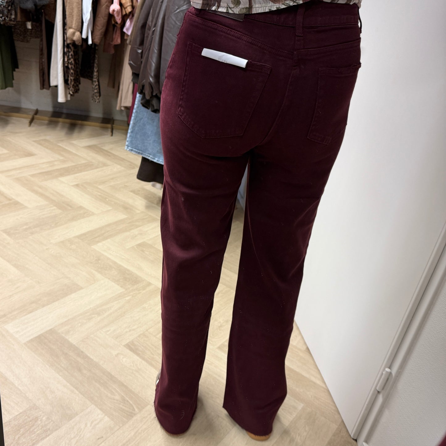 Jeans QH Donna Tall Bordeaux