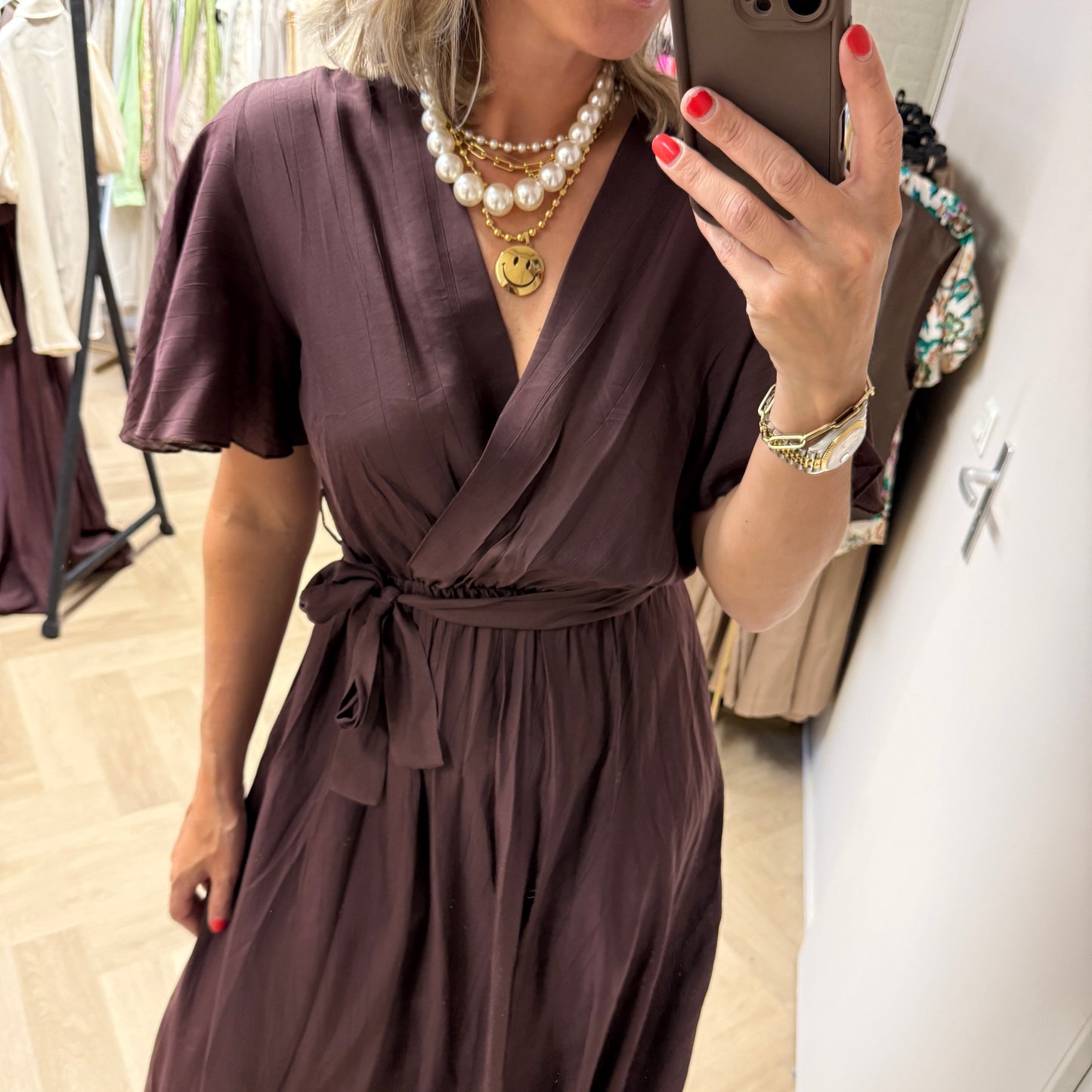 Jurk Daisy Choco