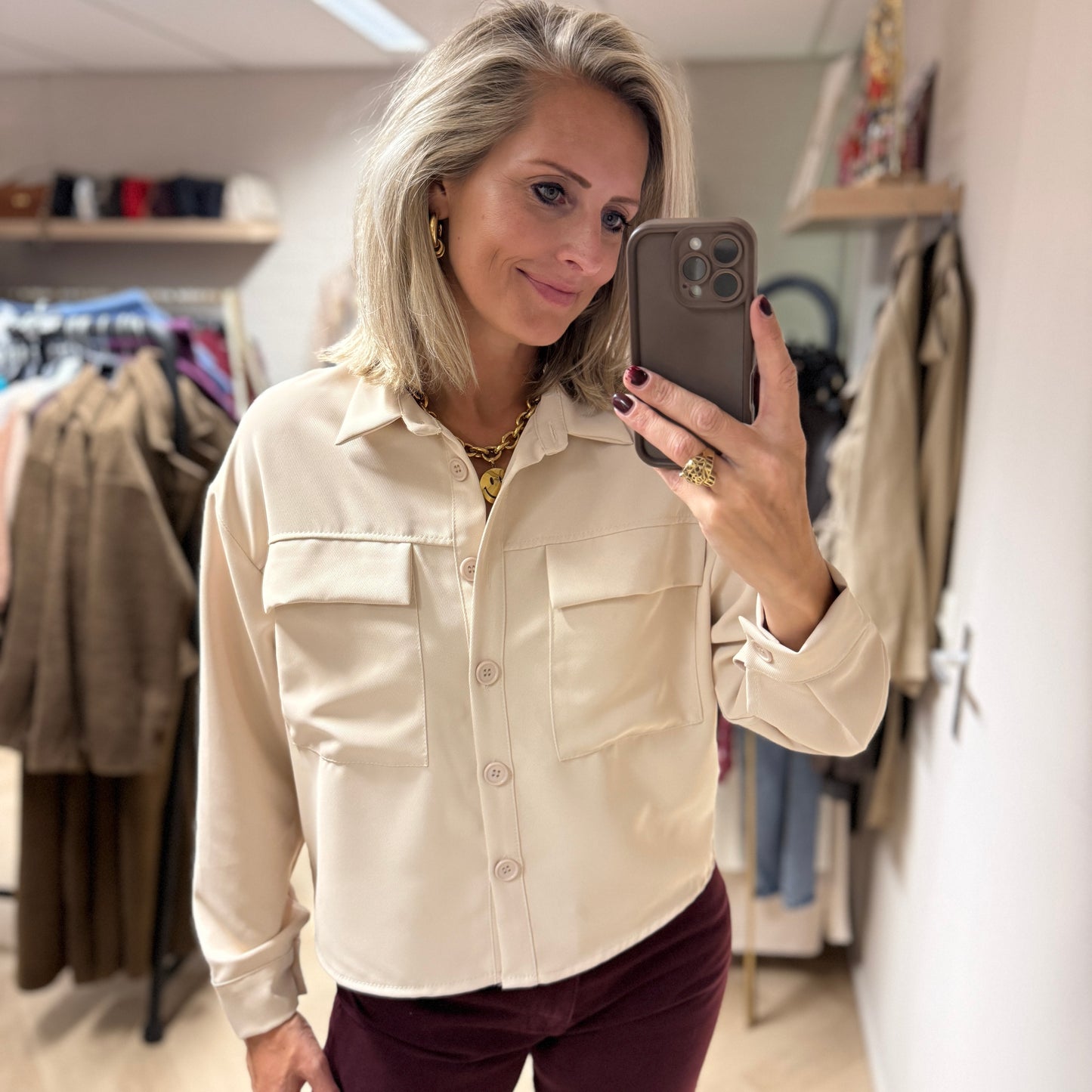 Blouse Anna Nude