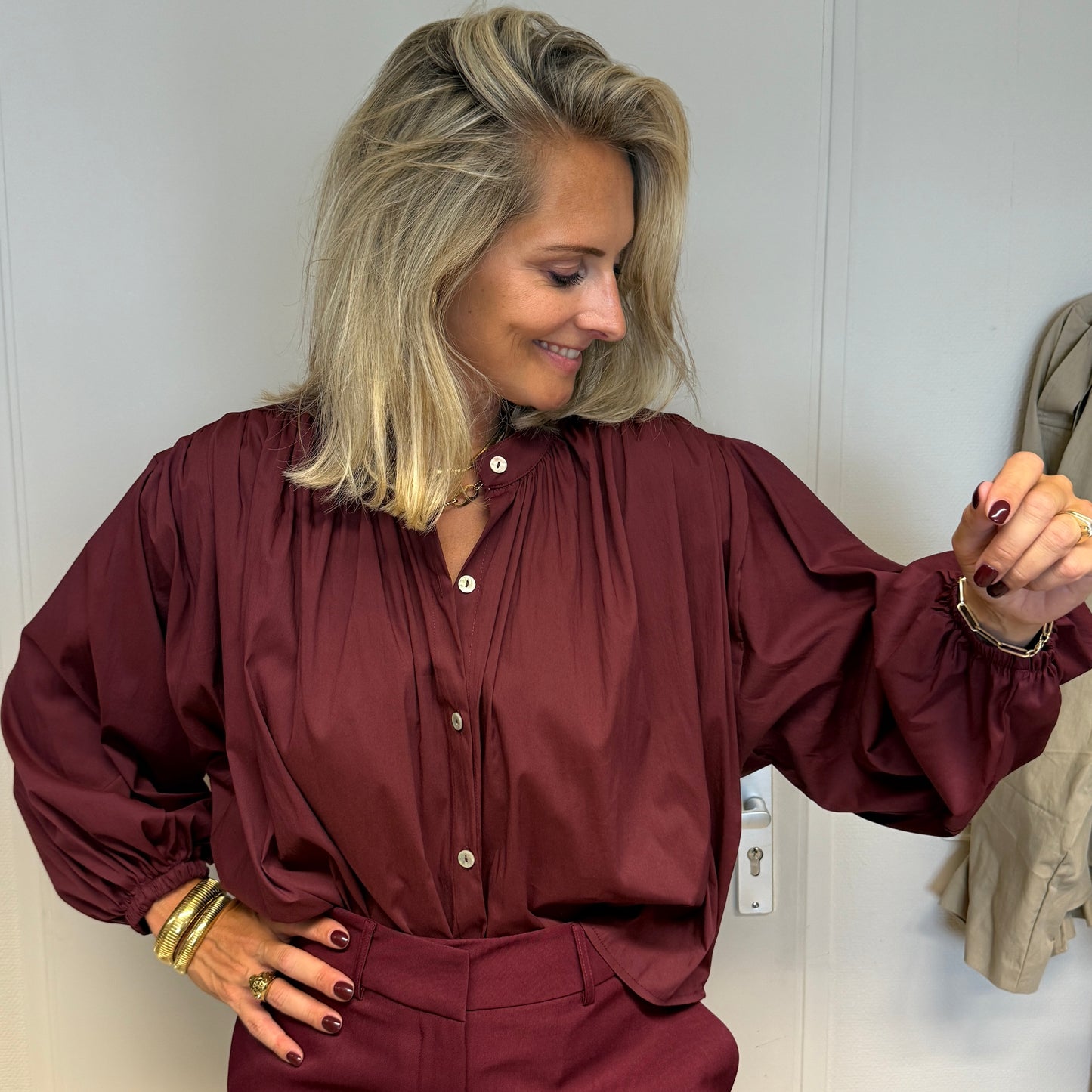 Blouse Eefje Burgundy