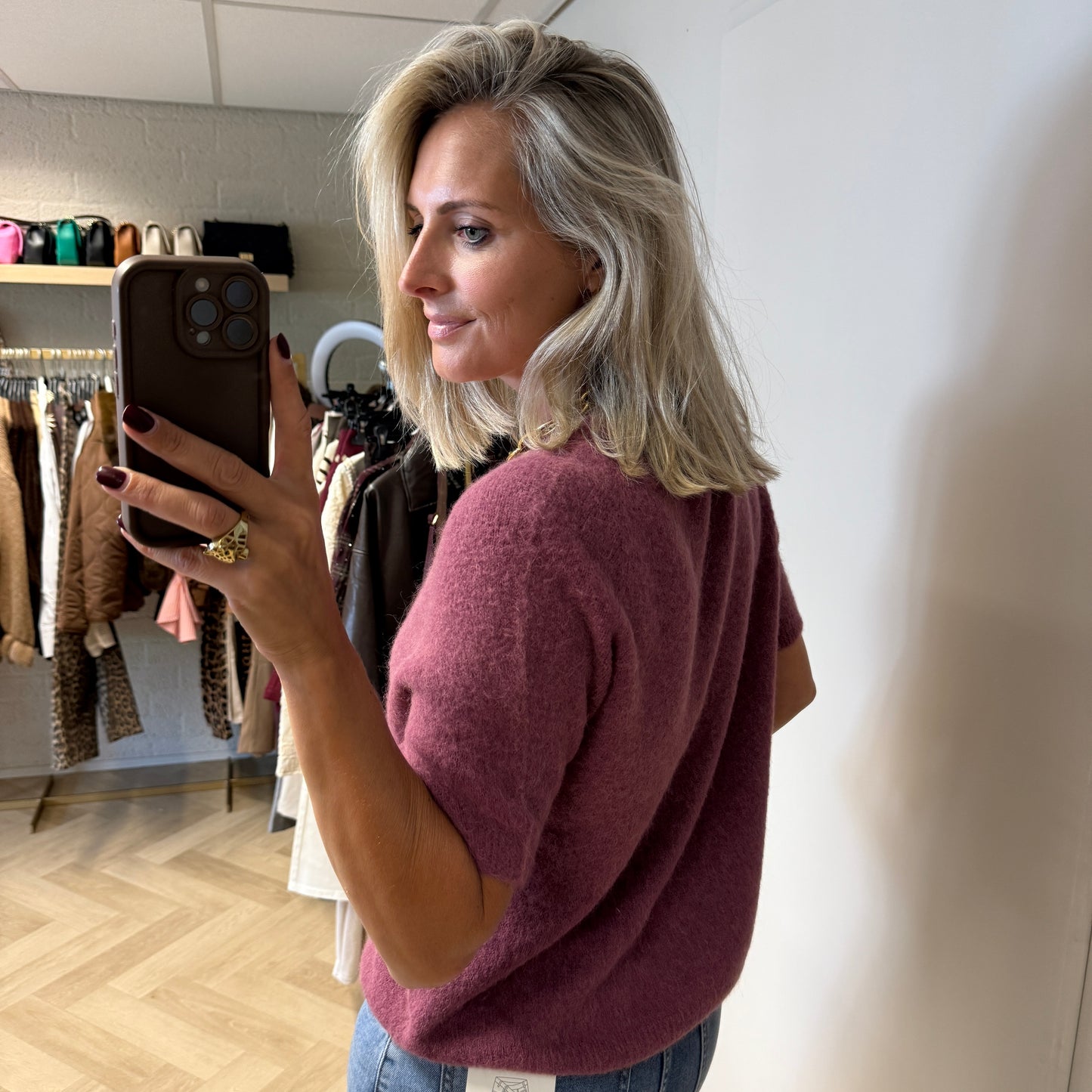 Trui Claudia Alpaca Mauve