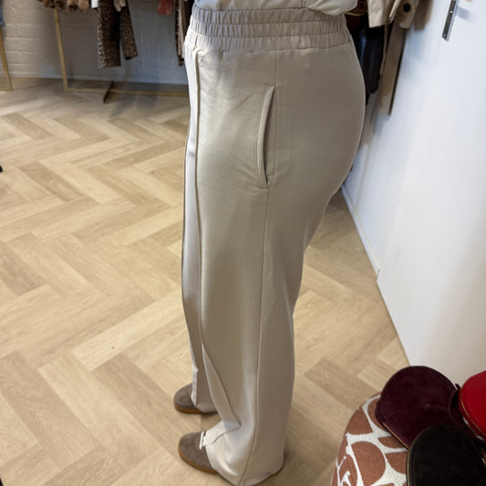 Broek Stephanie Katoen Beige