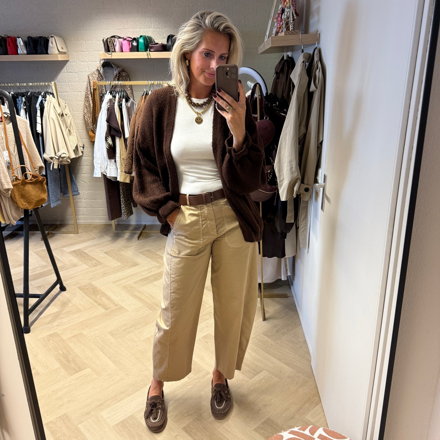Barrel Pants Jane Camel